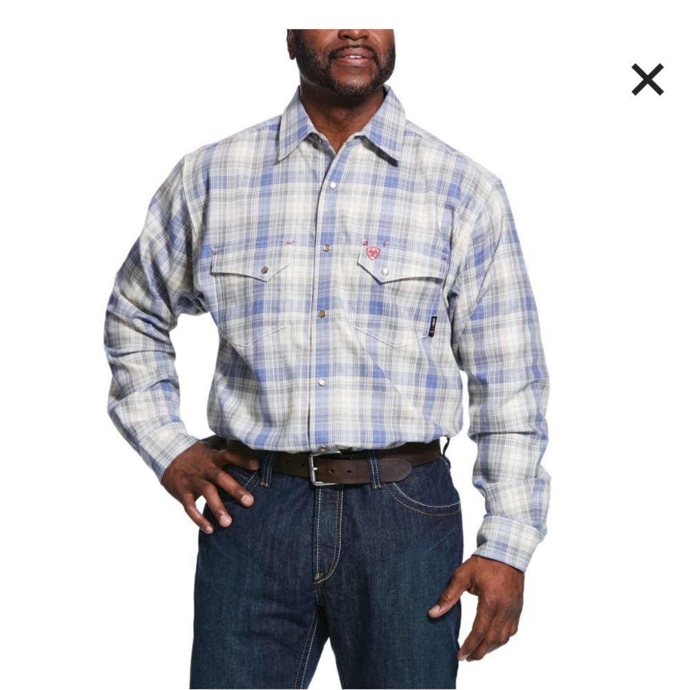 Men’s Ariat FR Gulfstream Snap Work Shirt